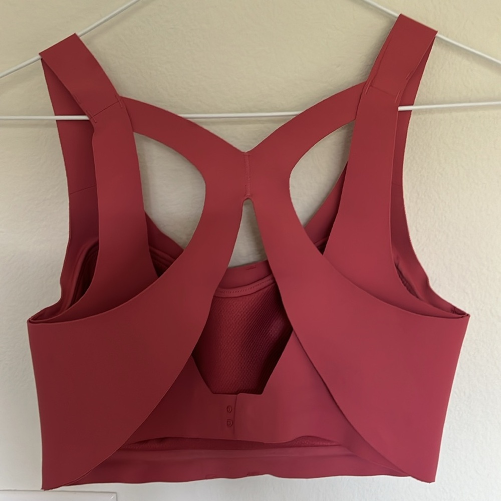 COPY - Victoria's Secret Victoria Sport Bra Racerback Pink Peach Womens 32dd 32e - Picture 2 of 4